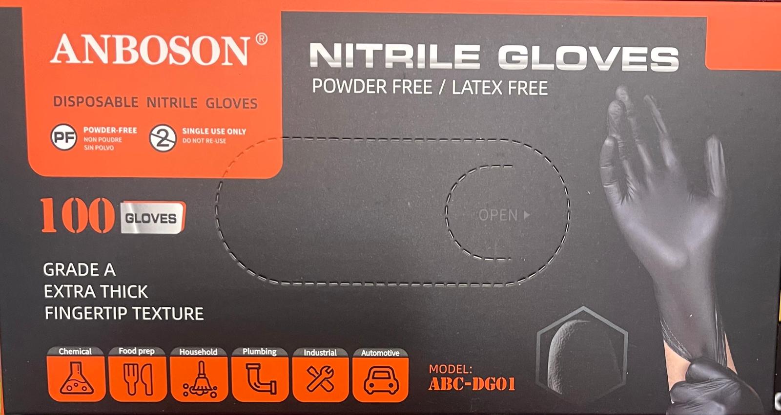 Gloves vinyl disposable 100 pcs  1 box ( 10 #1000 pcs )
