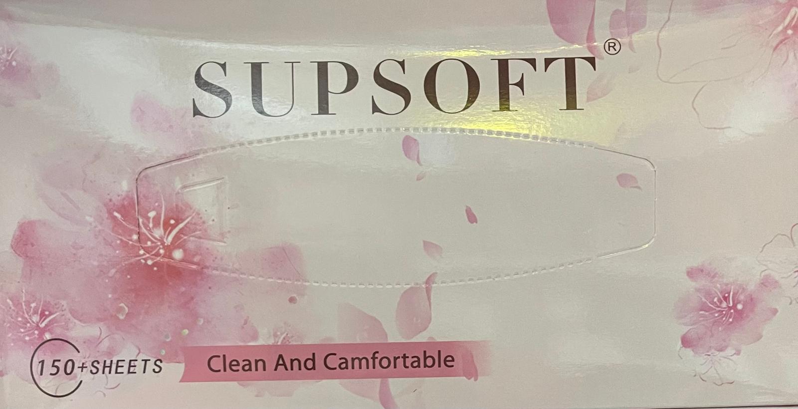 SUPSOFT CLEAN AND CAMFORTABLE  150 sheets 1 box ( 60 supsoft )